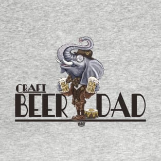 Craft Beer Elephant Dad T-Shirt